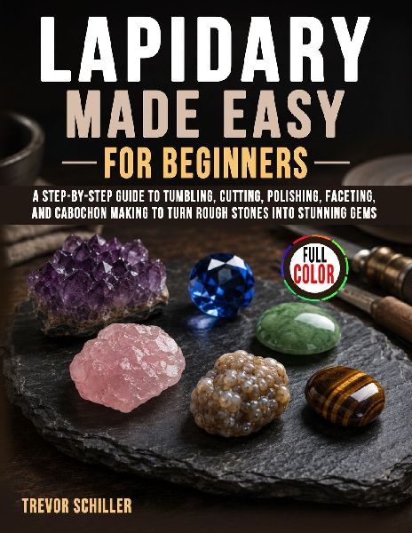 Lapidary Made Easy for Beginners: A Step-by-Step Guide to Tumbling, Cutting, Polishing, Faceting, and Cabochon Making to Turn Rough Stones into Stunning Gems