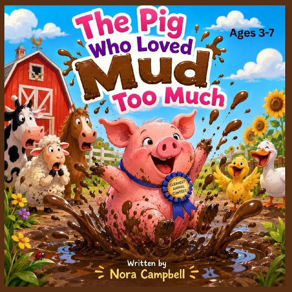 The Pig Who Loved Mud Too Much: If your child loves pigs, Delightful story| Perfect for ages 4-7