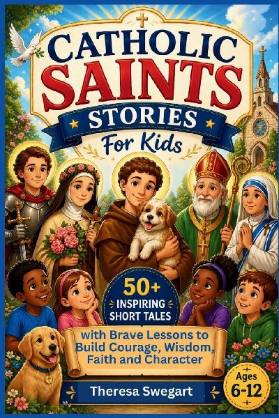 CATHOLIC SAINTS STORIES FOR KIDS: 50+ Inspiring Short Tales with Brave Lessons to Build Courage, Wisdom, Faith and Character