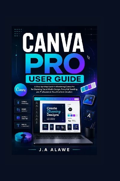 CANVA PRO USER GUIDE: A Step-by-Step Guide to Mastering Canva Pro for Stunning Social Media Design, Powerful Branding, and Professional Visual Content Creation