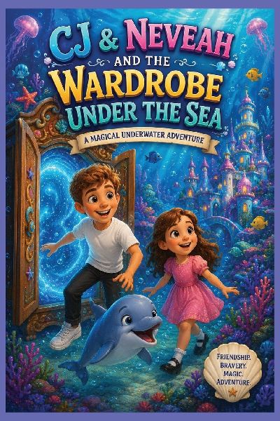 CJ And Nevaeh, And The Wardrobe Under The Sea,: A Magical Underwater Adventure