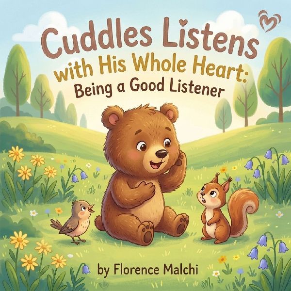 Cuddles Listens with His Whole Heart: Being a Good Listener:  A Social Emotional Children's Book About Empathy, Friendship, and Active Listening