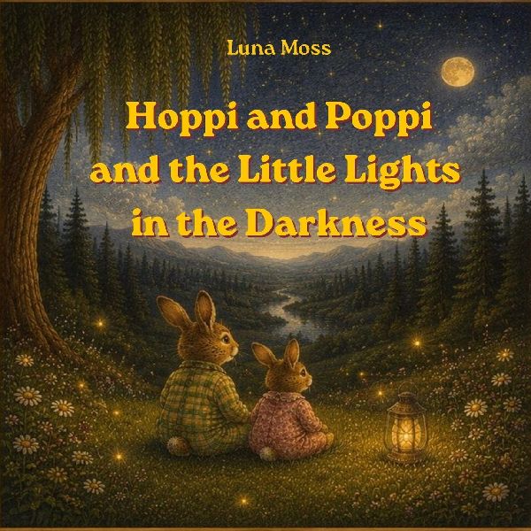Hoppi and Poppi and the Little Lights in the Darkness: A Gentle Bedtime Story About Cozy Nights, Little Lights, and Feeling Safe in the Darkness. Book for Kids Ages 3-6