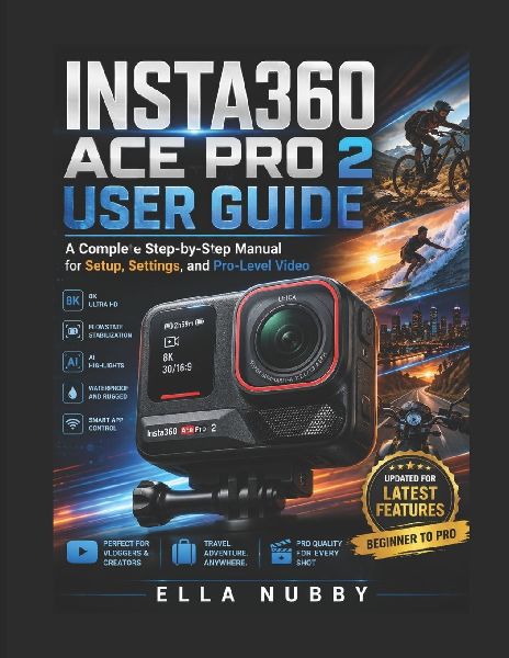 INSTA360 ACE PRO 2 USER GUIDE: A Complete Step-by-Step Manual for Setup, Settings, and Pro-Level Video