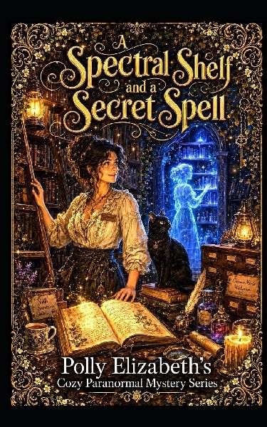 A Spectral Shelf and a Secret Spell: Polly Elizabeth's Cozy Paranormal Mystery series