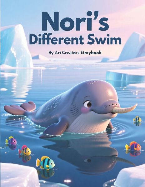 Nori's Different Swim: A Heartwarming Underwater Adventure About Being Different, Self-Confidence, and Celebrating Your Own Way of Moving Through Life for Ages 3-7