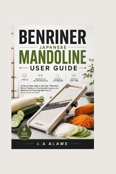 Benriner Japanese mandoline user guide: A Step-by-Step Guide to Safe Use, Professional Slicing Techniques, Cleaning, Maintenance, and Mastering Precision Vegetable Prep for Home Cooks and Chefs