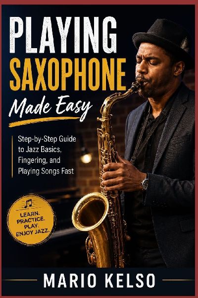 Playing Saxophone Made Easy: Step-by-Step Guide to Jazz Basics, Fingering, and Playing Songs Fast