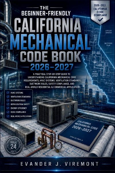 The Beginner-Friendly California Mechanical Code Book 2026-2027: A Practical Step-by-Step Guide to Understanding California Mechanical Code Requirements, HVAC Systems, Ventilation Standards, Ductwork