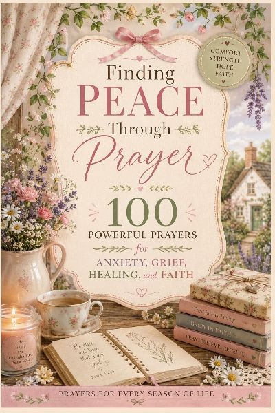 Finding Peace Through Prayer: 100 Powerful Prayers for Anxiety, Grief, Healing, and Faith