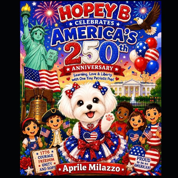Hopey B Celebrates America's 250th Anniversary: Learning, Love & Liberty with One Tiny Patriotic Pup