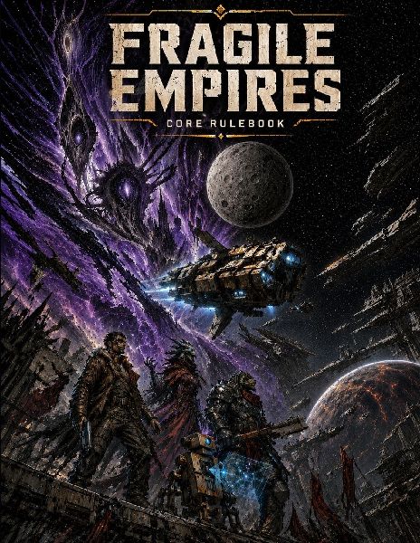 Fragile Empires Core Rulebook: Black & White Edition