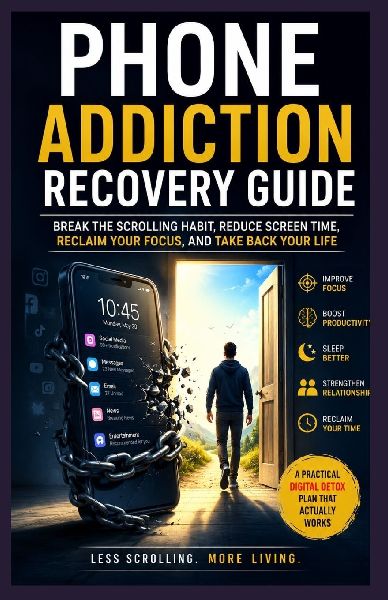 Phone Addiction Recovery Guide.: A Practical Digital Detox Plan to Reduce  Screen Time, Improve Focus, and Take  Back Control of Your Life.