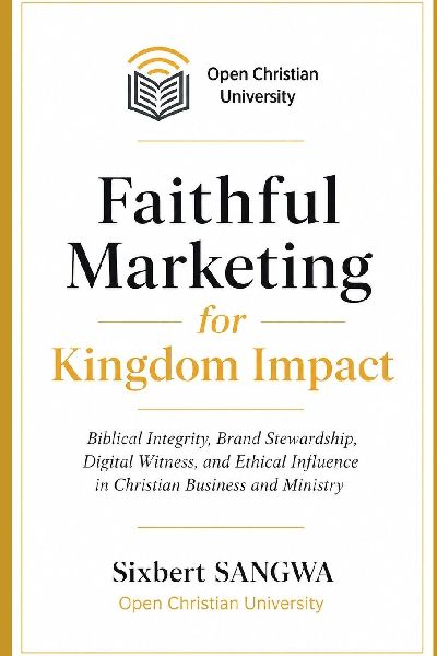 Faithful Marketing for Kingdom Impact: Biblical Integrity, Brand Stewardship, Digital Witness, and Ethical Influence in Christian Business and Ministry