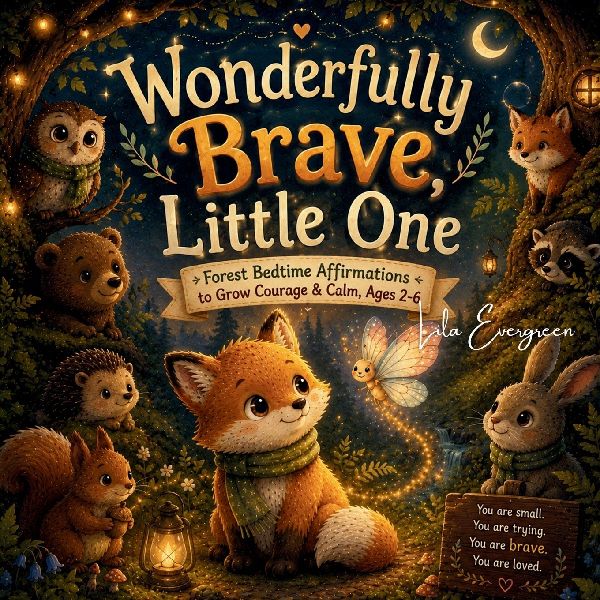 Wonderfully Brave, Little One: Forest Bedtime Affirmations to Grow Courage & Calm, Ages 2-6