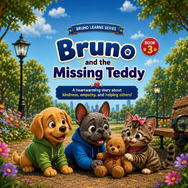Bruno and the Missing Teddy: A Heartwarming Story About Kindness, Empathy, and Helping Others