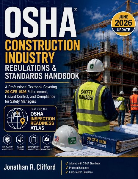 OSHA Construction Industry Regulations & Standards Handbook: A Professional Textbook Covering 29 CFR 1926 Enforcement, Hazard Control, and Compliance for Safety Managers