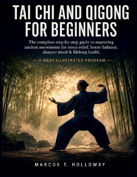 Tai Chi and Qigong for Beginners: The Complete Step-by-Step Guide to Mastering Ancient Movements for Stress Relief, Better Balance, Sharper Mind & Lifelong Health