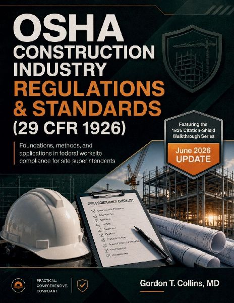 OSHA Construction Industry Regulations & Standards (29 CFR 1926): foundations, methods, and applications in federal worksite compliance for site superintendents