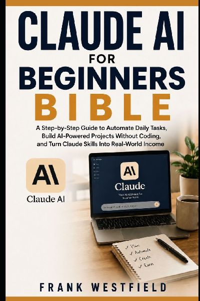 Claude AI for Beginners Bible: A Step-by-Step Guide to Automate Daily Tasks, Build AI-Powered Projects Without Coding, and Turn Claude Skills Into Real-World Income