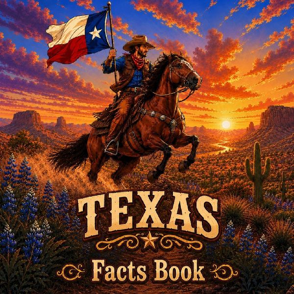 Texas Facts Book: 150+ Illustrated Fun Facts About Texas Suitable for both Kids and Elderly