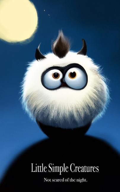 Scared of the dark - Little Simple Creatures: By Borgy and Dall-E