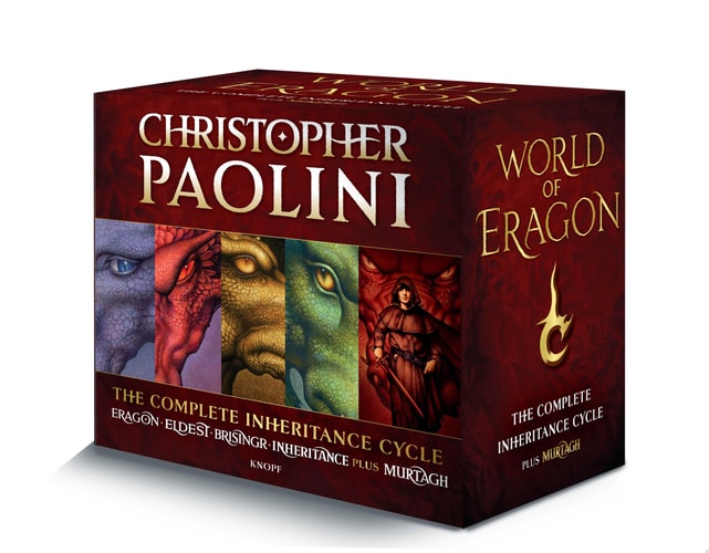 World of Eragon 5-Book Paperback Boxed Set Eragon; Eldest; Brisingr; Inheritance; Murtagh