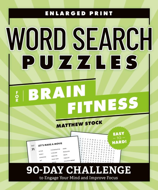 Word Search Puzzles for Brain Fitness: 90-Day Challenge to Engage Your Mind and Improve Focus