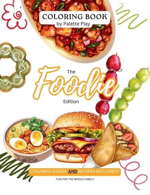 Palette Play Coloring Book: Foodie Edition
