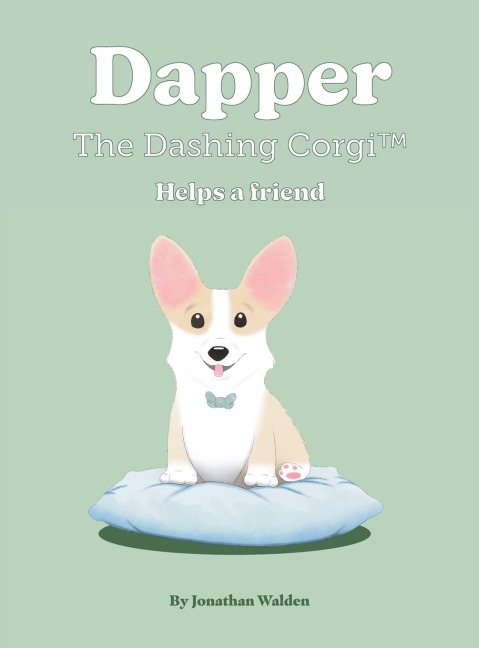 Dapper The Dashing Corgi Helps a Friend