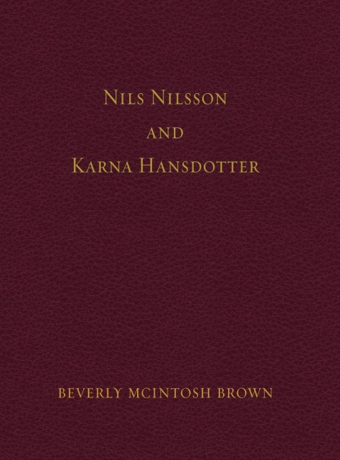 Nils Nilsson and Karna Hansdotter