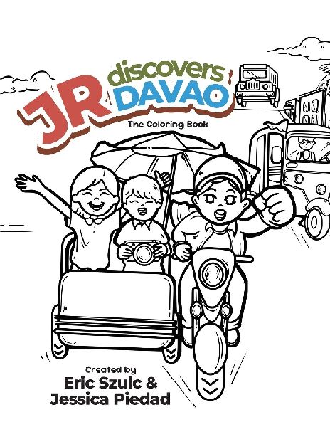 JR Discovers Davao: The Coloring Book