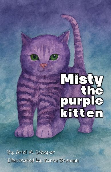 Misty the purple kitten