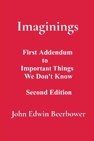 Imaginings: First Addendum to Important Things We Don't Know
