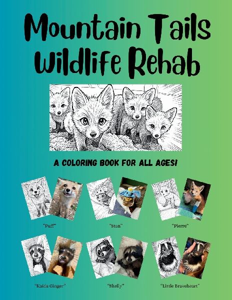 Mountain Tails Wildlife Rehab: A Coloring Book for All Ages!