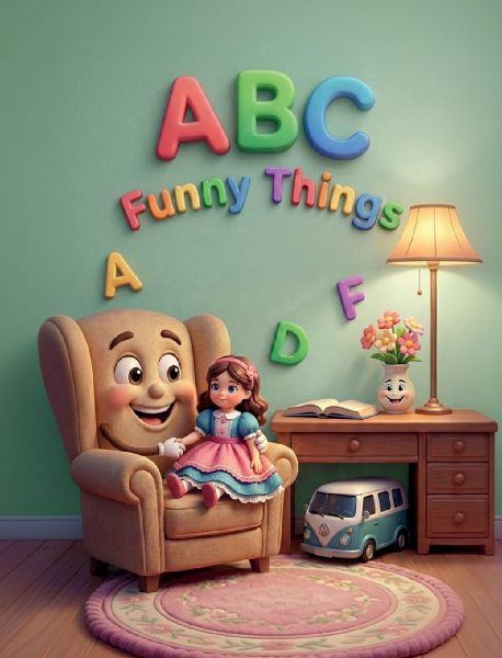 ABC Funny Things: Learning Letters with Fun Images of Familiar Things