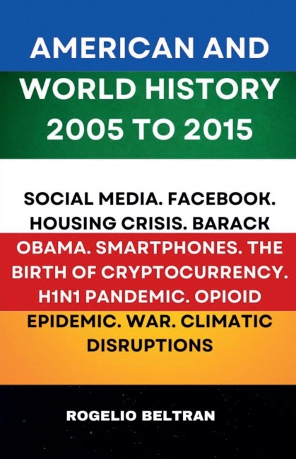 American and World History 2005 to 2015: Social Media.Facebook.Housing Crisis.Barack Obama.Smartphones.The Birth of Cryptocurrency.H1N1 Pandemic.Opiod Epidemic.War.Climatic Disruptions