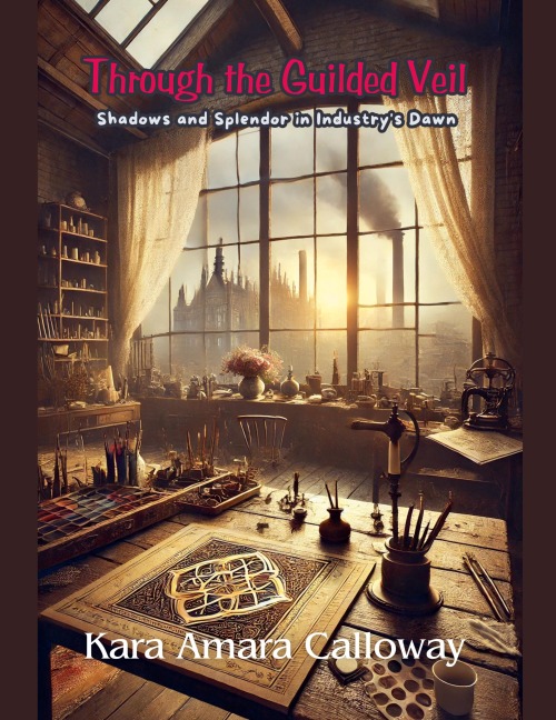 Through the Guilded Veil: Shadows and Splendor in Industrys Dawn