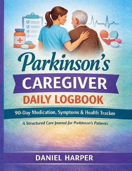 The Parkinsonss Caregiver Daily Logbook 90-Days Medication, Symptoms & Health Tracker