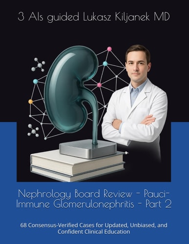Nephrology Board Review - Pauci-Immune Glomerulonephritis - Part 2: 68 Consensus-Verified Cases for Updated, Unbiased, and Confident Clinical Education (Nephrology Board Review Cases and Questions)