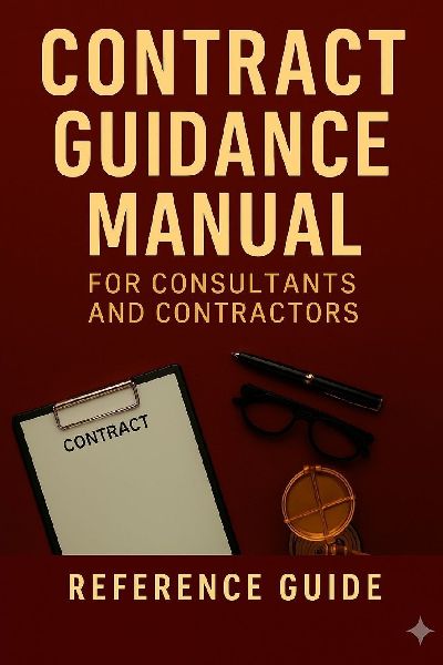 CONTRACT GUIDANCE MANUAL: For CONSULTANTS AND CONTRACTORS