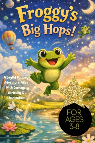 Froggy’s Big Hops!: A Joyful Hopping Adventure Filled With Courage, Curiosity & Imagination! For Ages 3-8, parable for kids and adults, frog lovers, be brave, go beyond, for dreamers and explorers