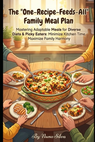 The 'One-Recipe-Feeds-All' Family Meal Plan: Mastering Adaptable Meals for Diverse Diets & Picky Eaters: Minimize Kitchen Time, Maximize Family Harmony