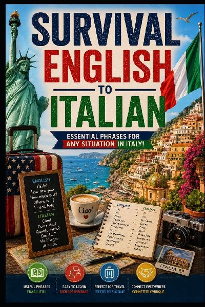 Italian for Travelers: English to Italian Phrasebook A-Z Italian Survival Guide