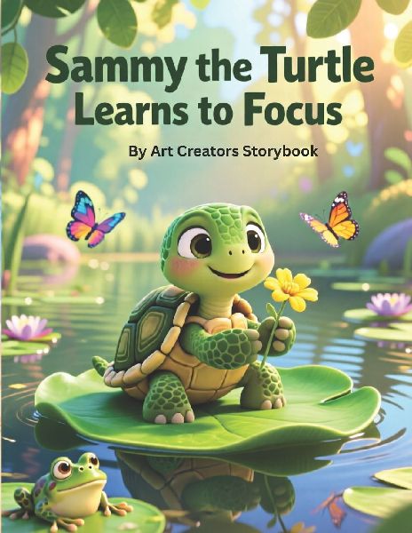 Sammy the Turtle Learns to Focus: A Gentle Mindfulness Story for Kids About Attention, Calm Breathing, and Building Confidence for Kids Ages 4-8
