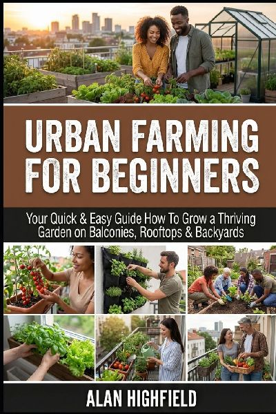 Urban Farming for Beginners: Your Quick & Easy Guide How To Grow a Thriving Garden on Balconies, Rooftops & Backyards | Save Money on Groceries & Boost Your Health | High Yield Crops For Limited Space