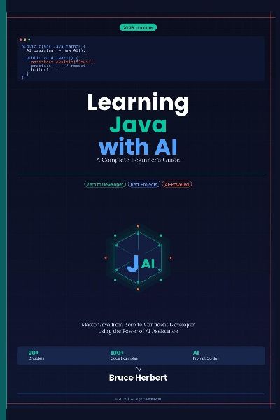 Learning Java with AI: A Complete Beginners Guide: Master Java Programming from Zero to Confident Developer using the Power of AI Assistence