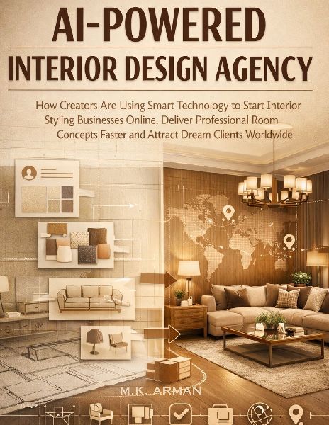 AI-Powered Interior Design Agency: How Creators Are Using Smart Technology to Start Interior Styling Businesses Online, Deliver Professional Room Concepts Faster and Attract Dream Clients Worldwide