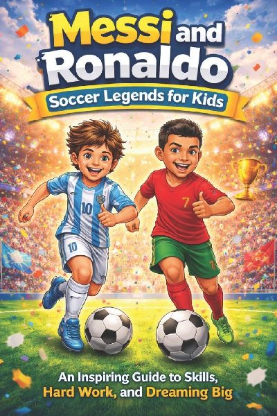 Messi and Ronaldo: Soccer Legends for Kids: An Inspiring Guide to Skills, Hard Work, and Dreaming Big
