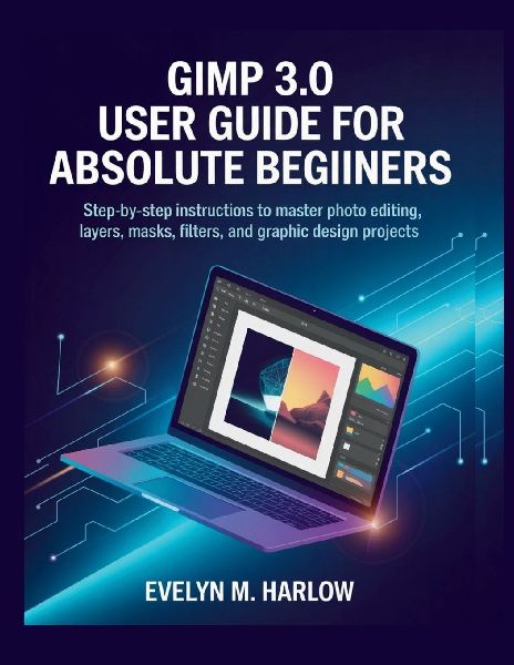 GIMP 3.0 User Guide for Absolute Beginners: Step-by-Step Instructions to Master Photo Editing, Layers, Masks, Filters, and Graphic Design Projects